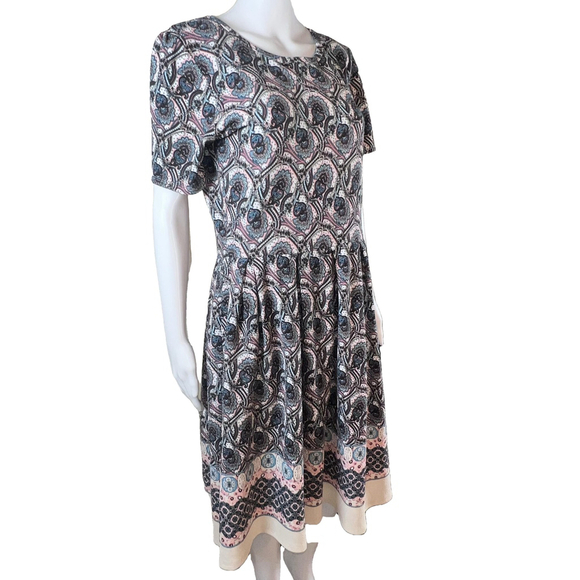 LuLaRoe Women's Dress, Size XL, White & Blue - Picture 1 of 6